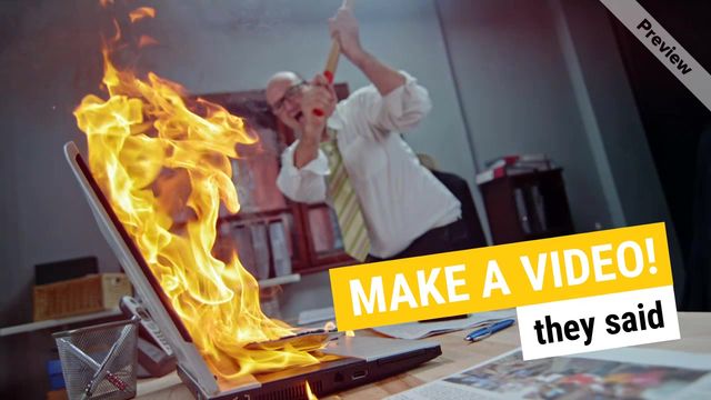 Up in Flames Video Template