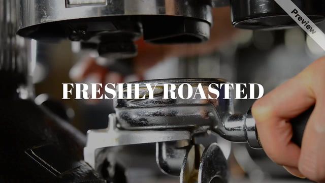 FRESHLY GROUND Video Template