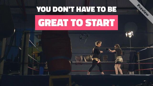 BE GREAT Video Template