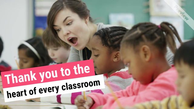 Teacher Day. Video Template