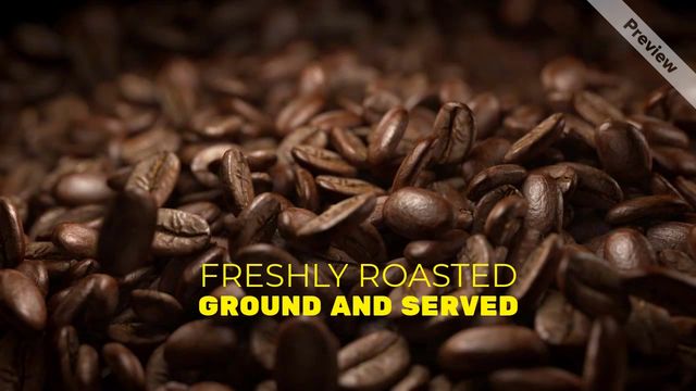 FRESHLY ROASTED Video Template