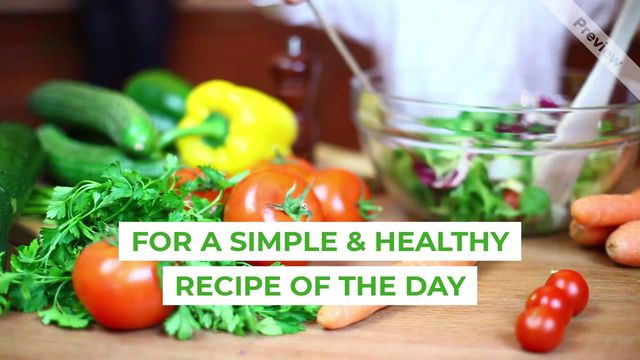 FRESH RECIPE Video Template