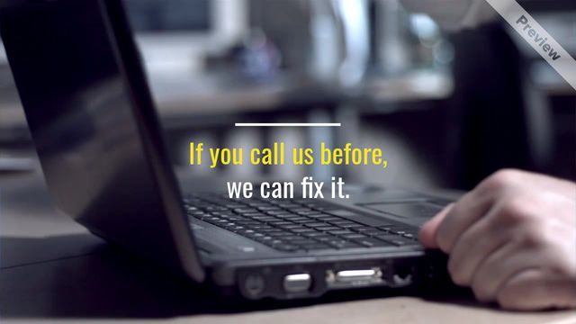 WE CAN FIX IT Video Template