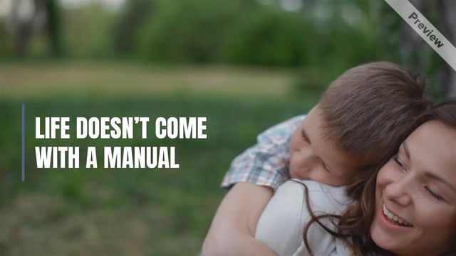 WITH A MOTHER Video Template