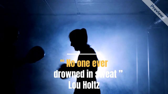 DROWN IN SWEAT Video Template