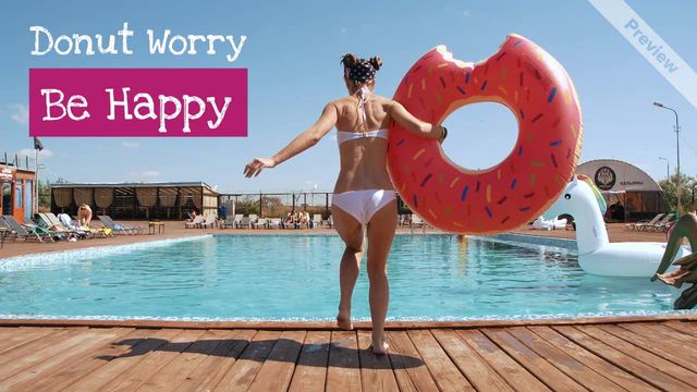 Donut worry Video Template