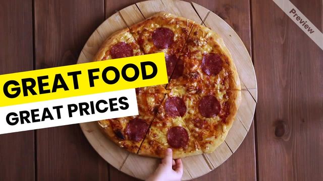 GREAT PIZZA Video Template