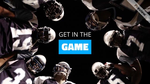 Get In the Game Video Template