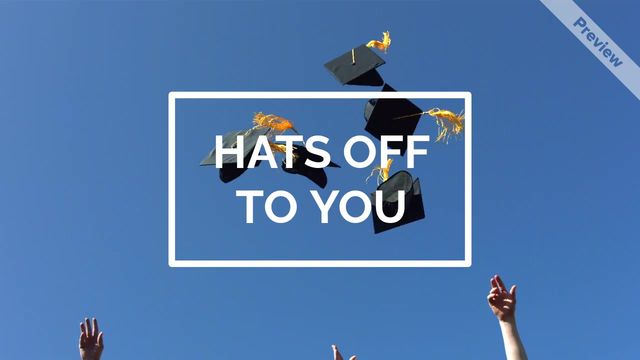 Hats Off! Video Template