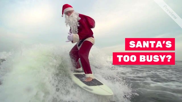 Surfin Santa Video Template