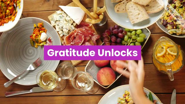 Gratitude unlocks Video Template