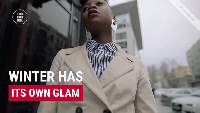 Winter Glam Video Template
