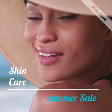 Skin Care Video Template