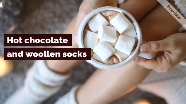 Hot chocolate Video Template