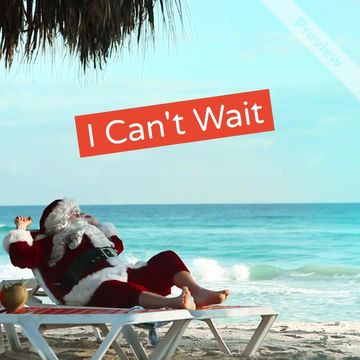 Seaside Santa.. Video Template