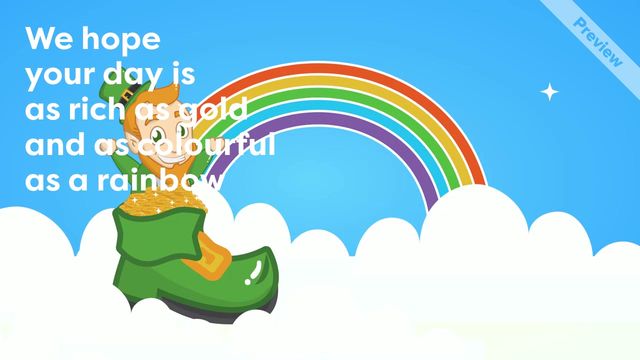 paddy's greetings Video Template