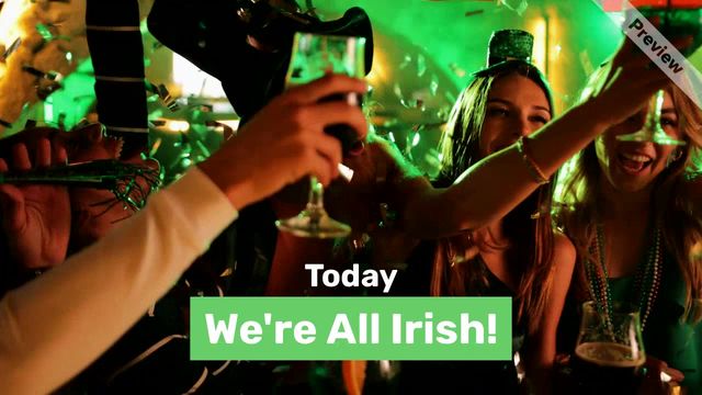 ST. PATRICK'S CARD Video Template