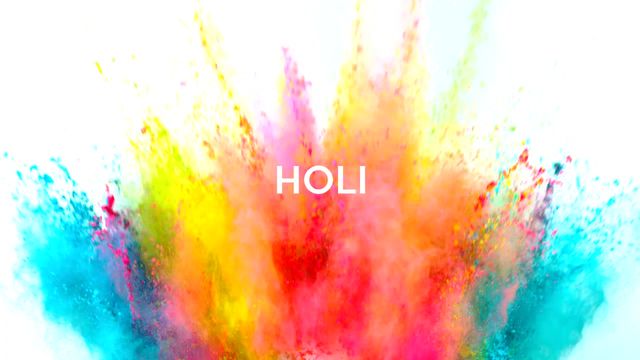 Happy Holi  Template