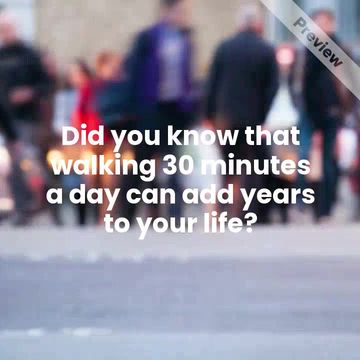 Walk to Work Day Video Template