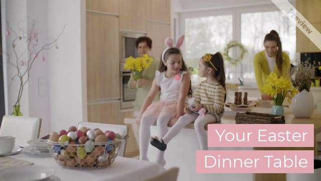 Easter flowers Video Template