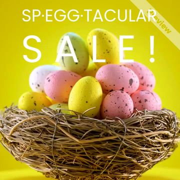 Speggtacular sale Video Template