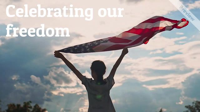 Celebrate freedom Video Template