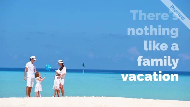 Summer Vacation Video Template