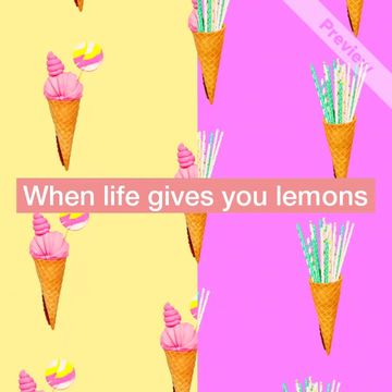 New flavors Video Template