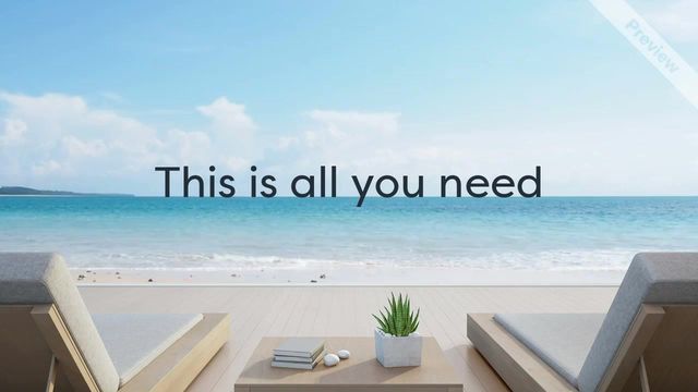 All you need  Video Template
