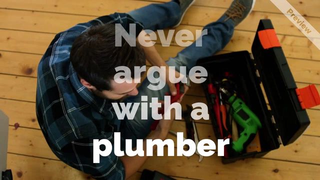 Plumbers Know Video Template