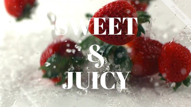 Sweet & Juicy Video Template
