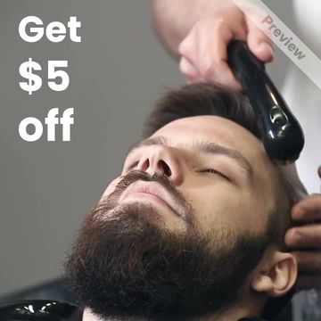 Men Haircut Video Template