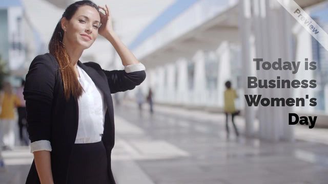 Business Women's Day Video Template