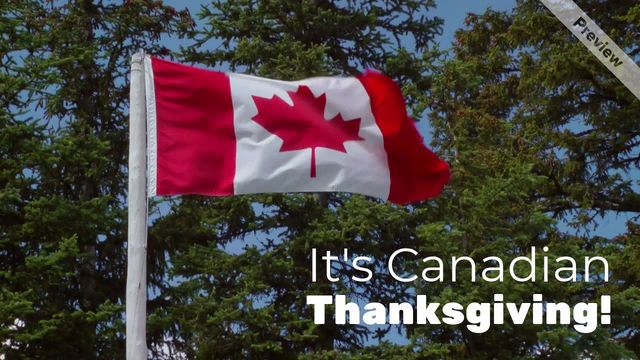 Canadian Thanksgiving Video Template