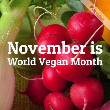 World Vegan Month Video Template