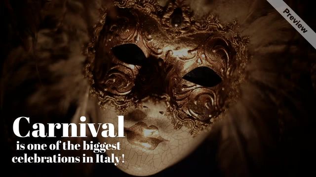 Venice Carnival Video Template