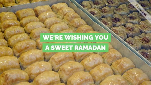 Sweet Ramadan Video Template