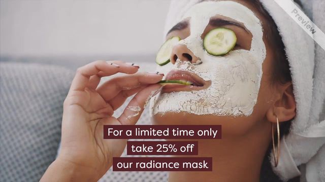 Radiance mask Video Template