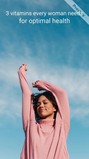 Women's health Video Template