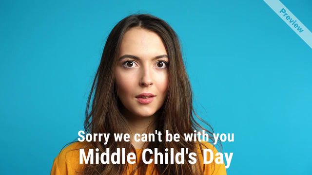 Middle child Video Template