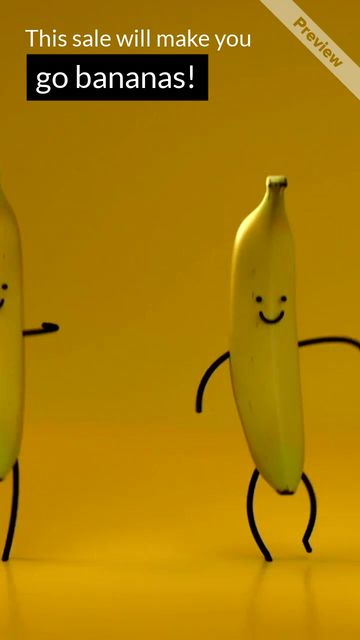 Go Bananas Sale Video Template