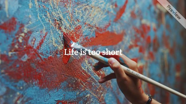 Life is short Video Template