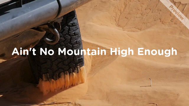 Ain't no mountain Video Template