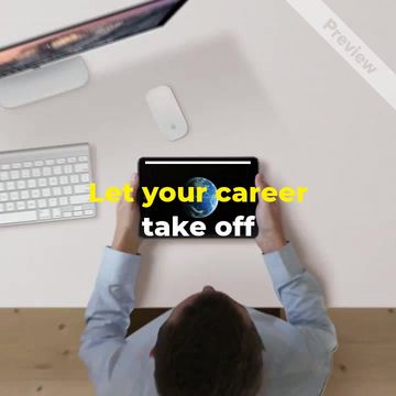 Career Take Off Video Template