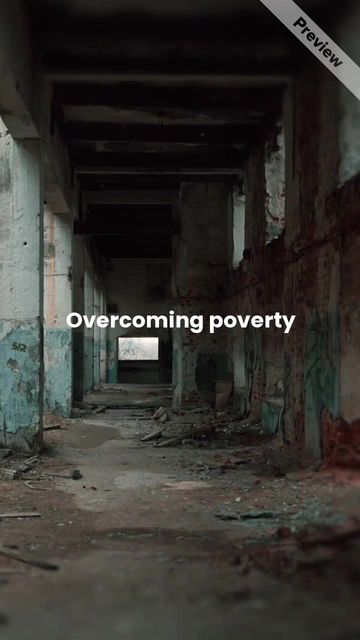 Eradication of Poverty Video Template