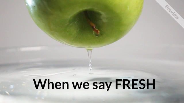 Fresh Fruit Video Template