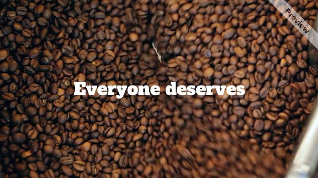 Fresh Coffee Video Template