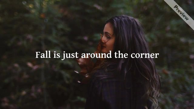 Fall Collection Video Template