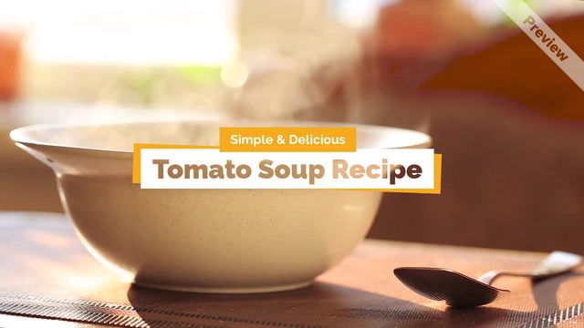Tomato Soup Video Template