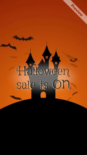 Halloween Sales Video Template